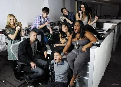 Glee Cast 11oz Colored Rim & Handle Mug
