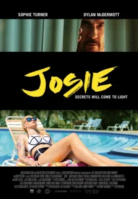 Josie (2018) White Water Bottle With Carabiner