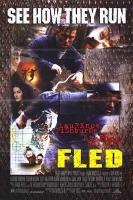 Fled (1996) White Water Bottle With Carabiner