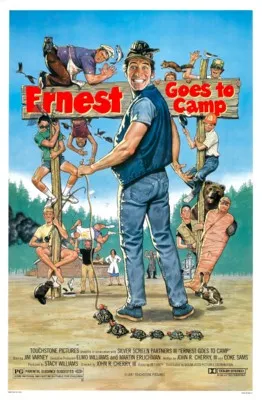 Ernest Goes to Camp (1987) White Water Bottle With Carabiner