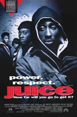 Juice (1992) White Water Bottle With Carabiner