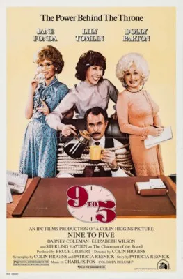 9 to 5 (1980) White Water Bottle With Carabiner