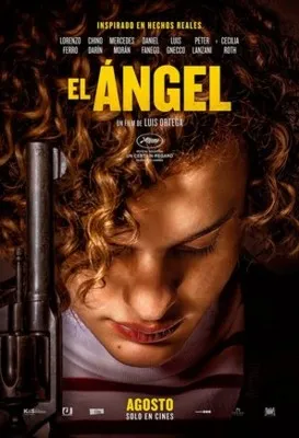 El Angel (2018) White Water Bottle With Carabiner