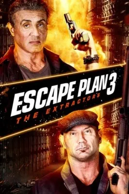 Escape Plan: The Extractors (2019) White Water Bottle With Carabiner