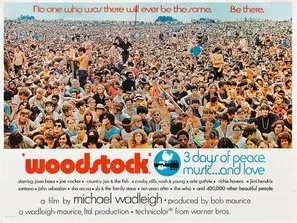 Woodstock (1970) Women's Junior Cut Crewneck T-Shirt
