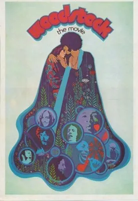 Woodstock (1970) White Water Bottle With Carabiner