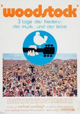 Woodstock (1970) Women's Junior Cut Crewneck T-Shirt