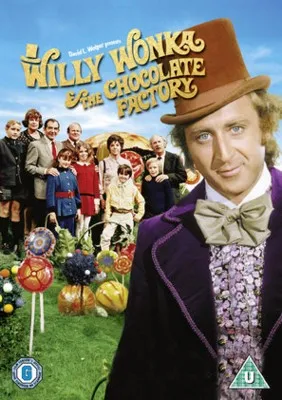 Willy Wonka and the Chocolate Factory (1971) White Water Bottle With Carabiner