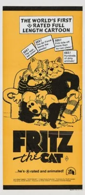 Fritz the Cat (1972) White Water Bottle With Carabiner