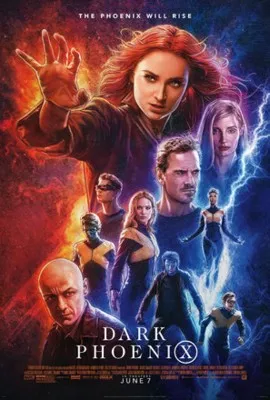 X-Men: Dark Phoenix (2019) White Water Bottle With Carabiner
