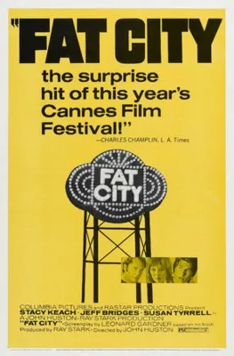 Fat City (1972) White Water Bottle With Carabiner