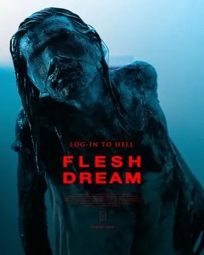 Flesh Dream (2019) White Water Bottle With Carabiner
