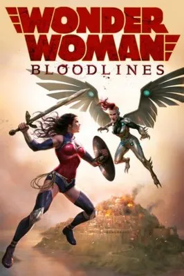 Wonder Woman: Bloodlines (2019) White Water Bottle With Carabiner