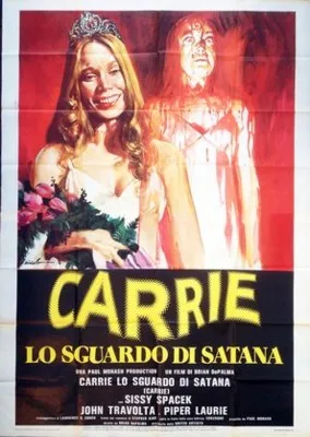Carrie (1976) White Water Bottle With Carabiner