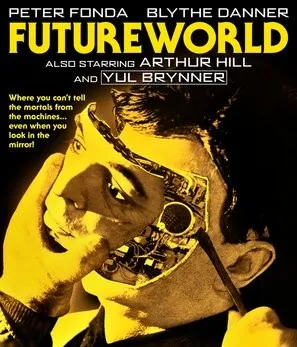 Futureworld (1976) White Water Bottle With Carabiner