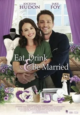 Eat, Drink and Be Married (2019) White Water Bottle With Carabiner