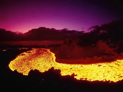 Volcanoes Metal Wall Art