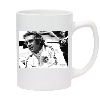 Steve Mcqueen 14oz White Statesman Mug