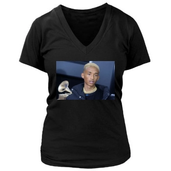 Jaden Smith Women's Deep V-Neck TShirt