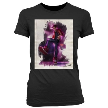 Jaden Smith Women's Junior Cut Crewneck T-Shirt