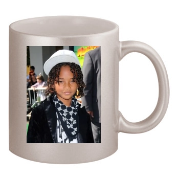 Jaden Smith 11oz Metallic Silver Mug