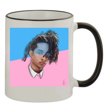 Jaden Smith 11oz Colored Rim & Handle Mug