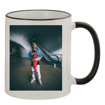 Jaden Smith 11oz Colored Rim & Handle Mug