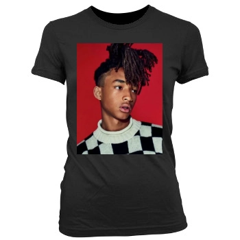 Jaden Smith Women's Junior Cut Crewneck T-Shirt