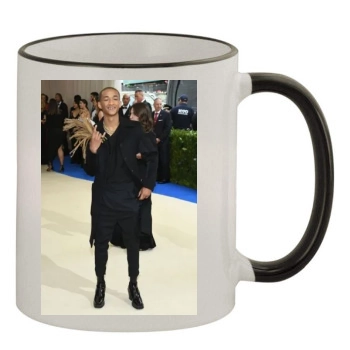 Jaden Smith 11oz Colored Rim & Handle Mug