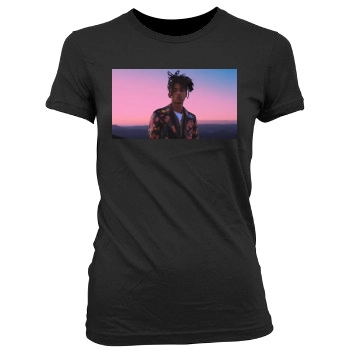 Jaden Smith Women's Junior Cut Crewneck T-Shirt