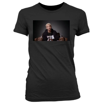 Jaden Smith Women's Junior Cut Crewneck T-Shirt