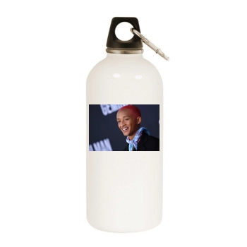 Jaden Smith White Water Bottle With Carabiner