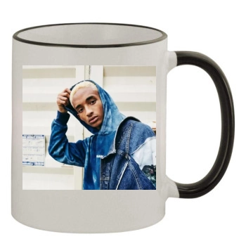 Jaden Smith 11oz Colored Rim & Handle Mug