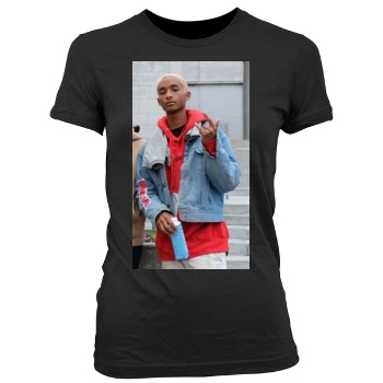 Jaden Smith Women's Junior Cut Crewneck T-Shirt