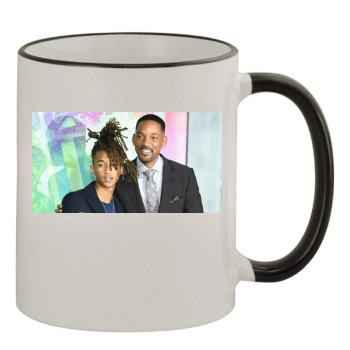 Jaden Smith 11oz Colored Rim & Handle Mug