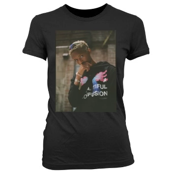 Jaden Smith Women's Junior Cut Crewneck T-Shirt