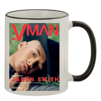 Jaden Smith 11oz Colored Rim & Handle Mug