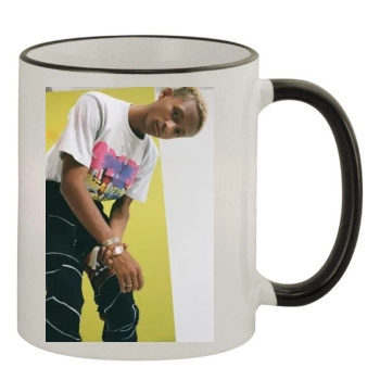 Jaden Smith 11oz Colored Rim & Handle Mug