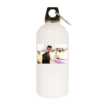 Jaden Smith White Water Bottle With Carabiner