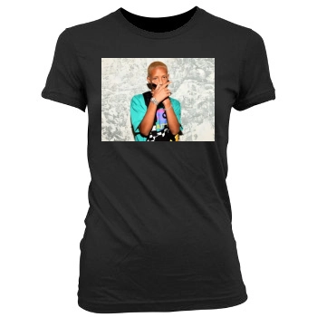 Jaden Smith Women's Junior Cut Crewneck T-Shirt