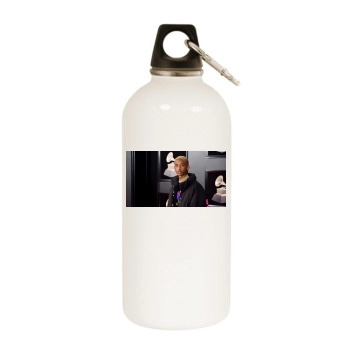 Jaden Smith White Water Bottle With Carabiner