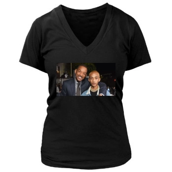 Jaden Smith Women's Deep V-Neck TShirt