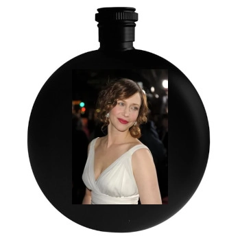 Vera Farmiga Round Flask