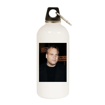 Vincent DOnofrio White Water Bottle With Carabiner