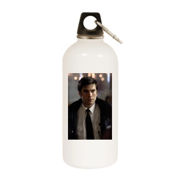 Wes Bentley White Water Bottle With Carabiner