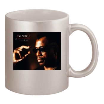 Wesley Snipes 11oz Metallic Silver Mug