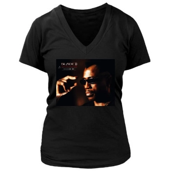 Wesley Snipes Women's Deep V-Neck TShirt