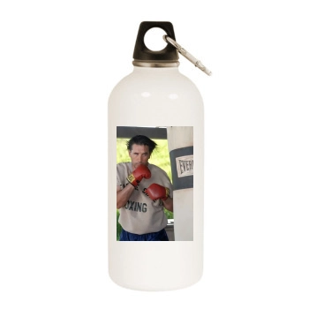 Willem Dafoe White Water Bottle With Carabiner