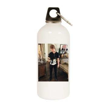 MattyBRaps White Water Bottle With Carabiner