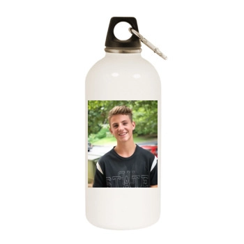 MattyBRaps White Water Bottle With Carabiner